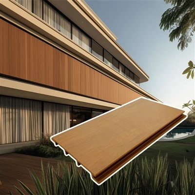ASA WPC Wall Panel Kummerċjali Faċċata Sistema